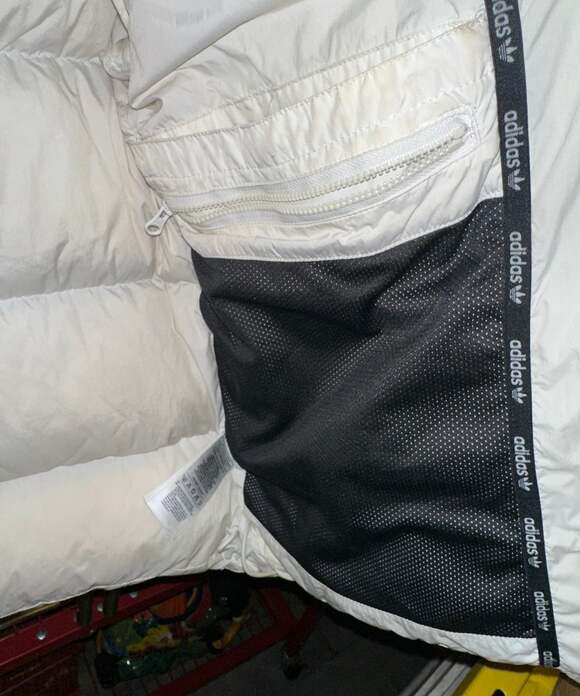 Adidas Originals SST Superstar Down Padded White Bomber Jacket - Picture 5 of 16